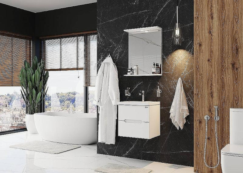 Тумба под раковину Onika Айленд 50.13 105021 подвесная Белая, купить, цена, заказать, магазин, доставка, скидка, промокод, купить, цена, заказать, магазин, доставка, скидка, промокод