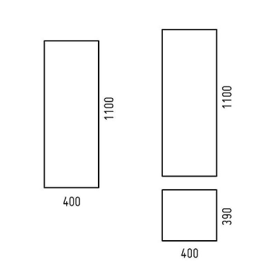 Шкаф пенал Corozo Огайо 40 SD-00000631 подвесной Белый