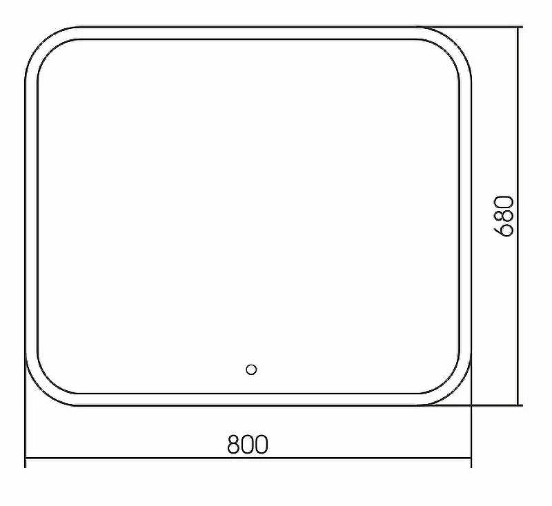 Зеркало Azario Стив 80 ФР-00001137 с подсветкой с сенсорным выключателем, купить, цена, заказать, магазин, доставка, скидка, промокод, купить, цена, заказать, магазин, доставка, скидка, промокод