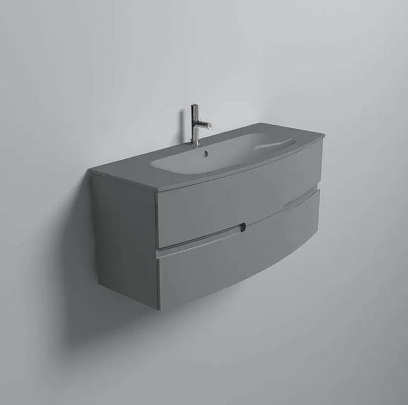 Тумба под раковину Jacob Delafon Nona 120 EB1890RU-442 подвесная Серый антрацит, купить, цена, заказать, магазин, доставка, скидка, промокод, купить, цена, заказать, магазин, доставка, скидка, промокод