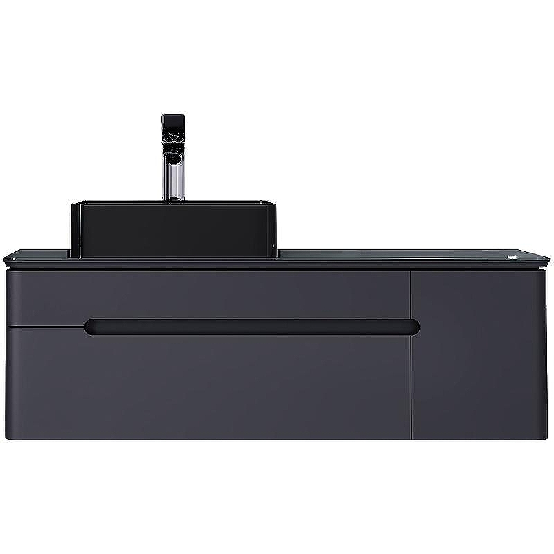 Тумба под раковину Jorno Shine 120 Shi.01.120-M/P/A подвесная Антрацит, купить, цена, заказать, магазин, доставка, скидка, промокод, купить, цена, заказать, магазин, доставка, скидка, промокод