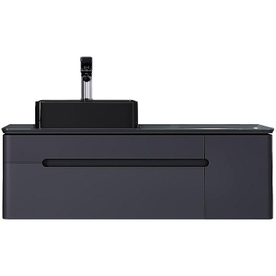 Тумба под раковину Jorno Shine 120 Shi.01.120-M/P/A подвесная Антрацит