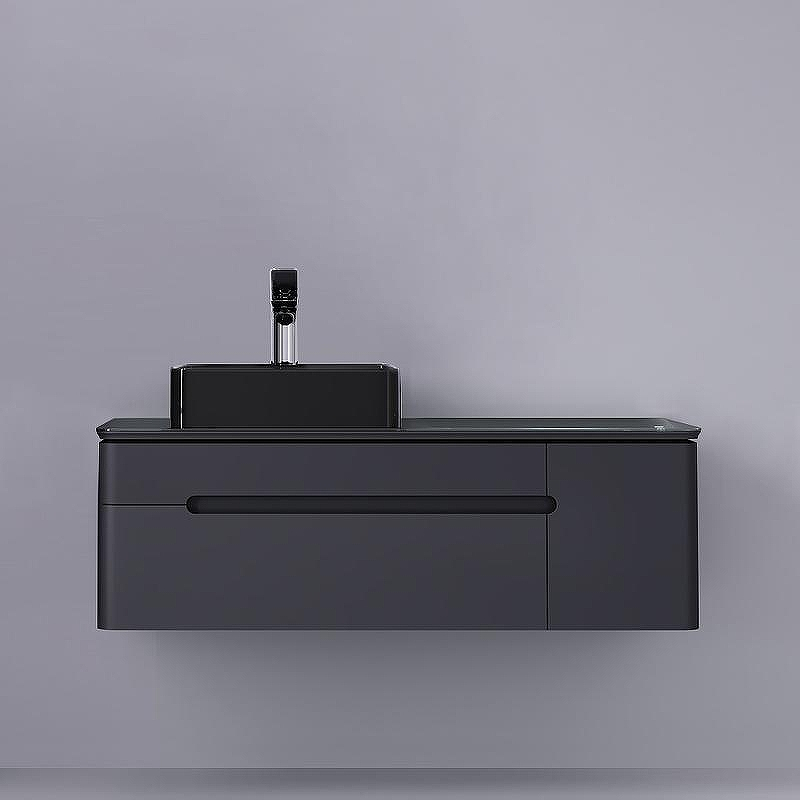 Тумба под раковину Jorno Shine 120 Shi.01.120-M/P/A подвесная Антрацит, купить, цена, заказать, магазин, доставка, скидка, промокод, купить, цена, заказать, магазин, доставка, скидка, промокод