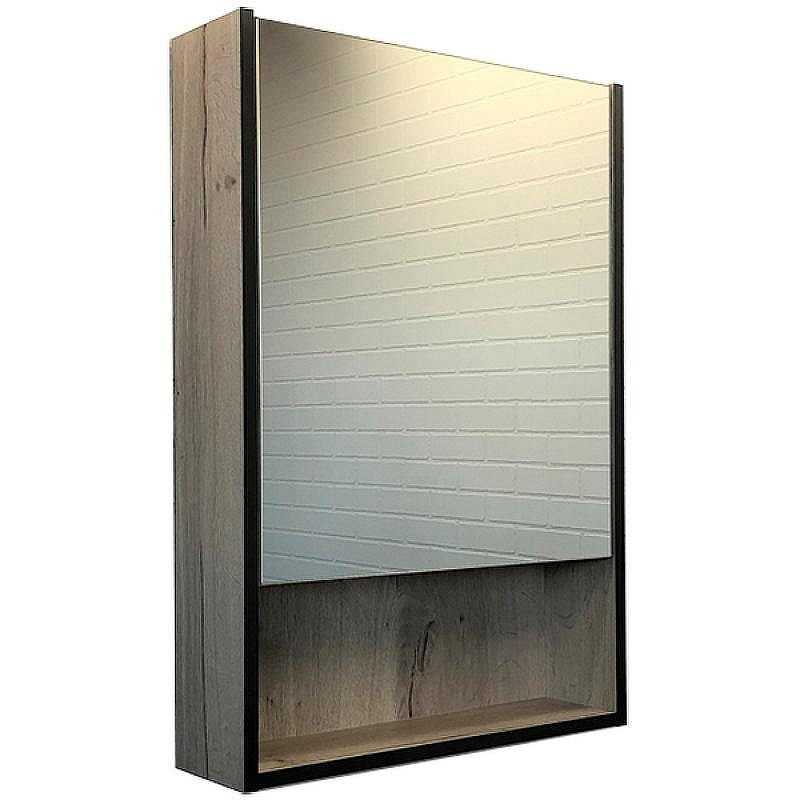 Зеркальный шкаф Comforty Вена 55 00-00009271 Дуб дымчатый, купить, цена, заказать, магазин, доставка, скидка, промокод, купить, цена, заказать, магазин, доставка, скидка, промокод