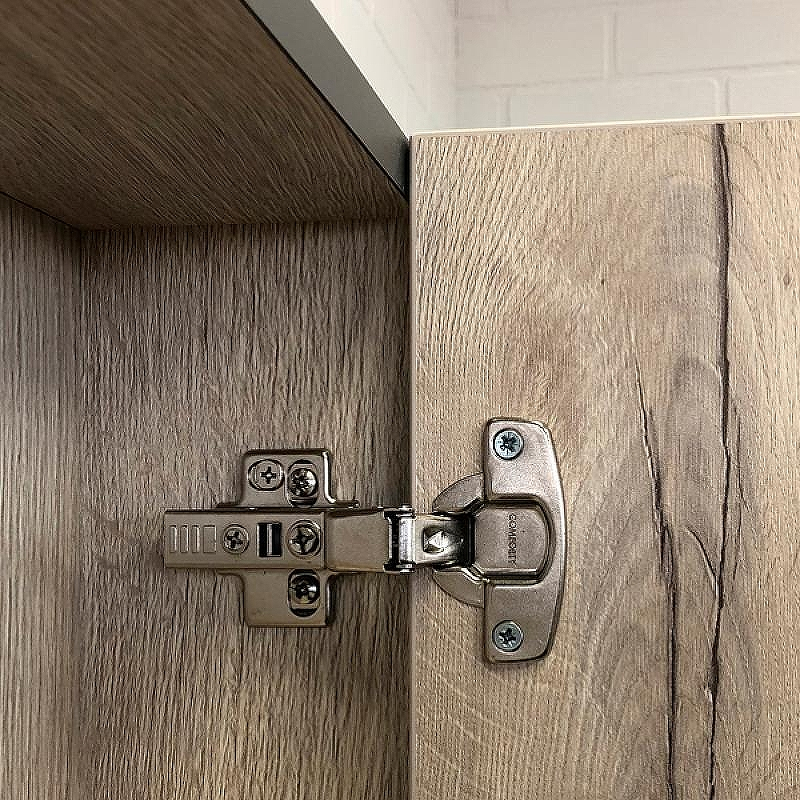 Зеркальный шкаф Comforty Вена 55 00-00009271 Дуб дымчатый, купить, цена, заказать, магазин, доставка, скидка, промокод, купить, цена, заказать, магазин, доставка, скидка, промокод