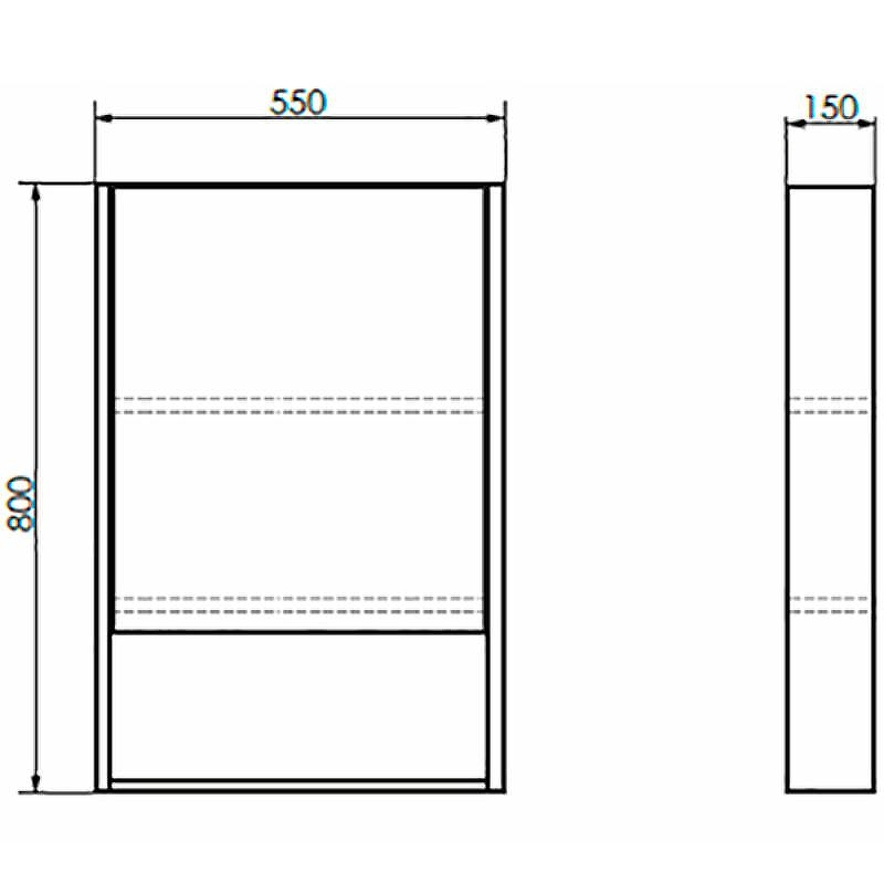 Зеркальный шкаф Comforty Вена 55 00-00009271 Дуб дымчатый, купить, цена, заказать, магазин, доставка, скидка, промокод, купить, цена, заказать, магазин, доставка, скидка, промокод