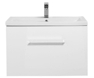 Тумба под раковину Aquanet Порто 80 195731 подвесная Белая