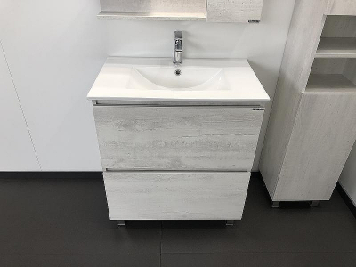 Тумба с раковиной Comforty Верона 75 00004137102 Дуб белый