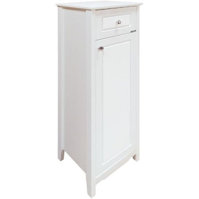 Шкаф пенал Comforty Тбилиси 40 00003132633 Белый глянец