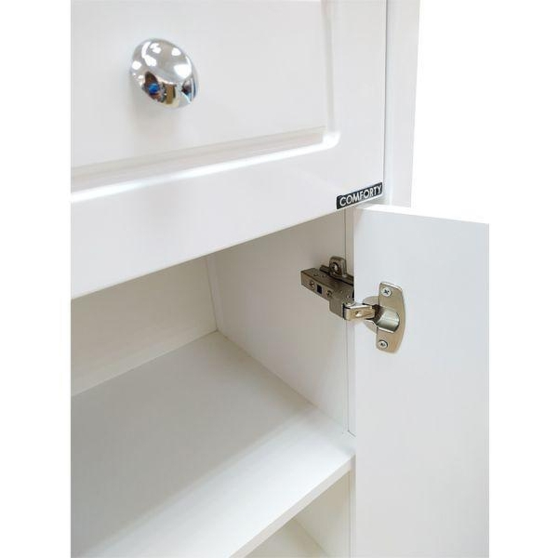 Шкаф пенал Comforty Тбилиси 40 00003132633 Белый глянец, купить, цена, заказать, магазин, доставка, скидка, промокод, купить, цена, заказать, магазин, доставка, скидка, промокод