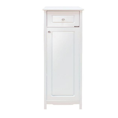 Шкаф пенал Comforty Тбилиси 40 00003132633 Белый глянец