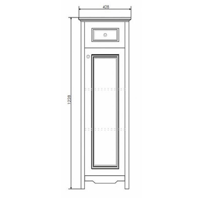 Шкаф пенал Comforty Тбилиси 40 00003132633 Белый глянец, купить, цена, заказать, магазин, доставка, скидка, промокод, купить, цена, заказать, магазин, доставка, скидка, промокод