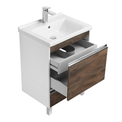 Тумба под раковину Aquaton Капри 60 1A230101KPDB0 подвесная Таксония темная