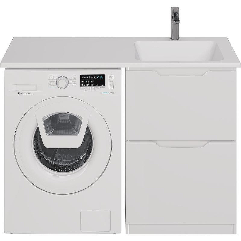 Тумба под раковину Dreja Bona 120 99.0451 Белая, купить, цена, заказать, магазин, доставка, скидка, промокод, купить, цена, заказать, магазин, доставка, скидка, промокод