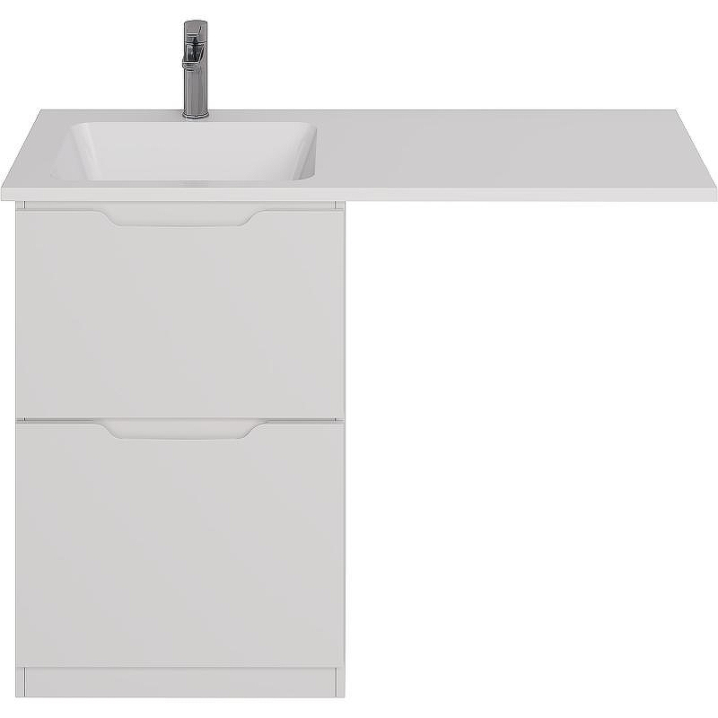 Тумба под раковину Dreja Bona 120 99.0451 Белая, купить, цена, заказать, магазин, доставка, скидка, промокод, купить, цена, заказать, магазин, доставка, скидка, промокод