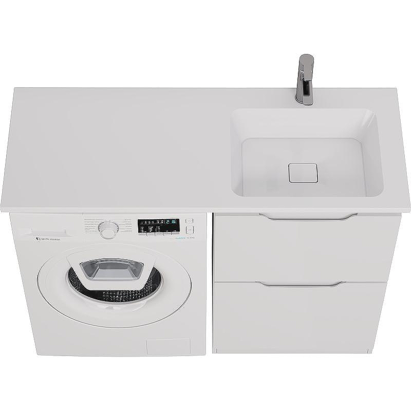 Тумба под раковину Dreja Bona 120 99.0451 Белая, купить, цена, заказать, магазин, доставка, скидка, промокод, купить, цена, заказать, магазин, доставка, скидка, промокод