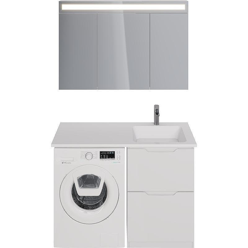 Тумба под раковину Dreja Bona 120 99.0451 Белая, купить, цена, заказать, магазин, доставка, скидка, промокод, купить, цена, заказать, магазин, доставка, скидка, промокод