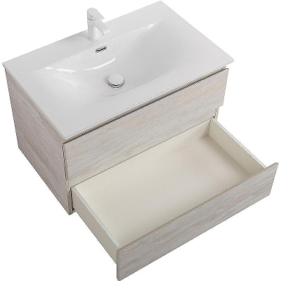 Тумба под раковину Cezares Molveno 90 MOLVENO-90-2C-SO-LB подвесная Legno Bianco