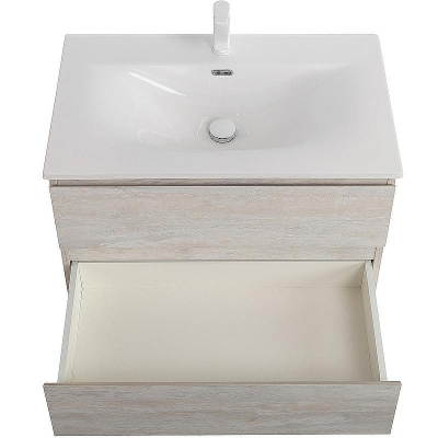 Тумба под раковину Cezares Molveno 90 MOLVENO-90-2C-SO-LB подвесная Legno Bianco