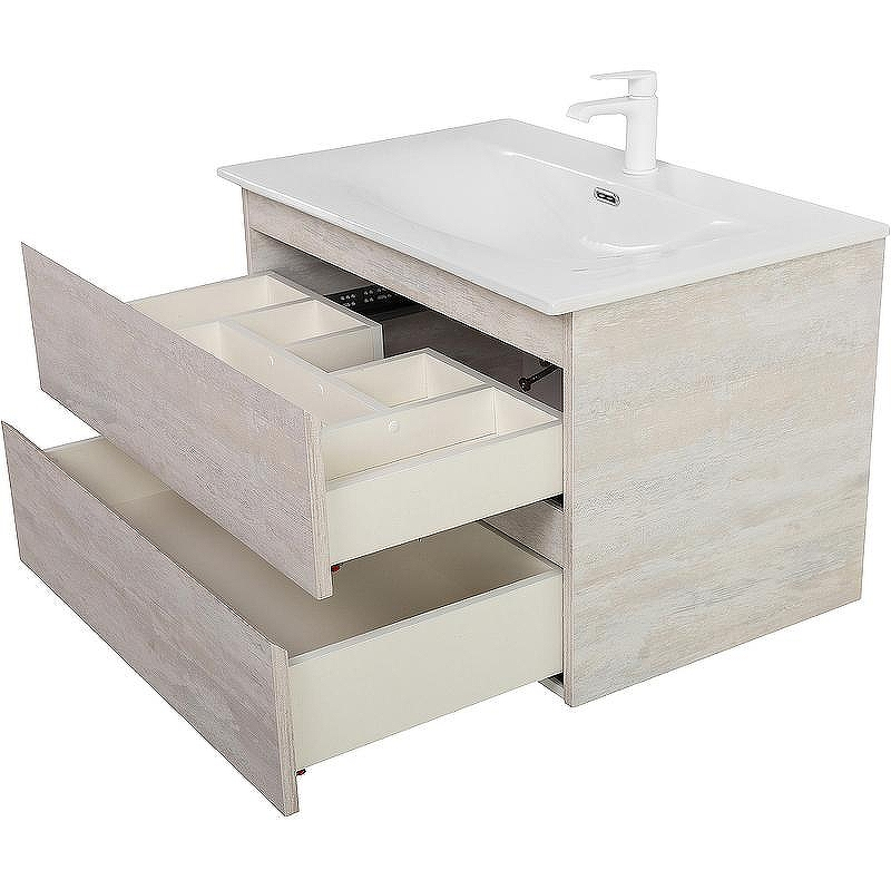 Тумба под раковину Cezares Molveno 90 MOLVENO-90-2C-SO-LB подвесная Legno Bianco, купить, цена, заказать, магазин, доставка, скидка, промокод, купить, цена, заказать, магазин, доставка, скидка, промокод