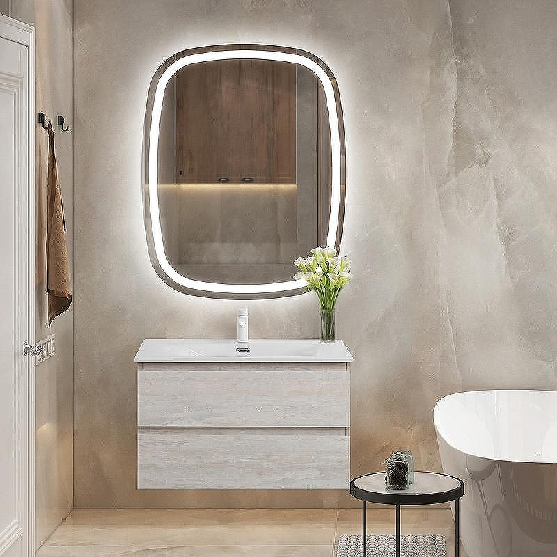 Тумба под раковину Cezares Molveno 90 MOLVENO-90-2C-SO-LB подвесная Legno Bianco, купить, цена, заказать, магазин, доставка, скидка, промокод, купить, цена, заказать, магазин, доставка, скидка, промокод