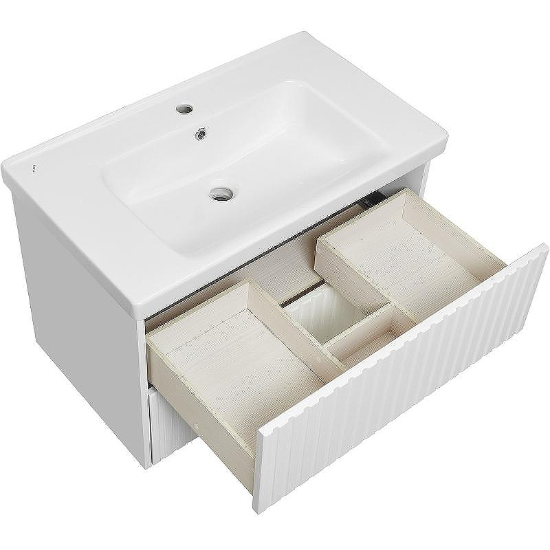 Тумба под раковину ASB-Woodline Риола 80 12411 подвесная Белая, купить, цена, заказать, магазин, доставка, скидка, промокод, купить, цена, заказать, магазин, доставка, скидка, промокод