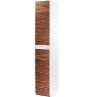 Шкаф пенал Veedi Vision 35 VSN000P-L подвесной Дуб орех Белый, купить, цена, заказать, магазин, доставка, скидка, промокод, купить, цена, заказать, магазин, доставка, скидка, промокод