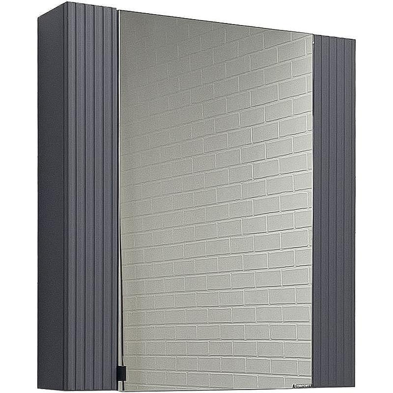 Зеркальный шкаф Comforty Лима 70 00-00004891 Антрацит, купить, цена, заказать, магазин, доставка, скидка, промокод, купить, цена, заказать, магазин, доставка, скидка, промокод