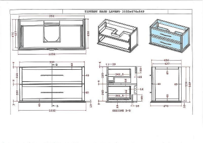 Подвесной шкаф Cezares Tiffany 34 54961 Nero grafite