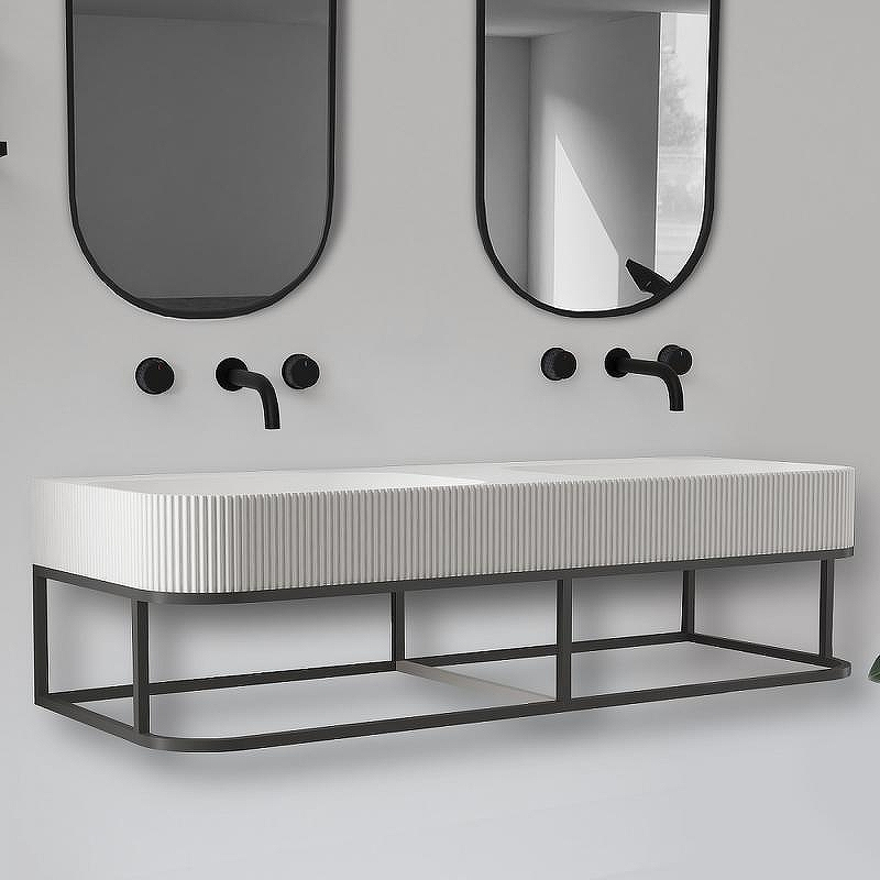 Консоль с раковиной Abber Stein 120 AS2646 Черная, купить, цена, заказать, магазин, доставка, скидка, промокод, купить, цена, заказать, магазин, доставка, скидка, промокод