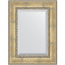 Зеркало Evoform Exclusive 82х62 BY 3402 с фацетом в багетной раме - Состаренное серебро с орнаментом 120, купить, цена, заказать, магазин, доставка, скидка, промокод, купить, цена, заказать, магазин, доставка, скидка, промокод