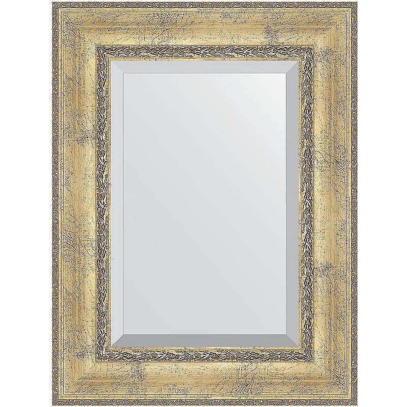 Зеркало Evoform Exclusive 82х62 BY 3402 с фацетом в багетной раме - Состаренное серебро с орнаментом 120, купить, цена, заказать, магазин, доставка, скидка, промокод, купить, цена, заказать, магазин, доставка, скидка, промокод