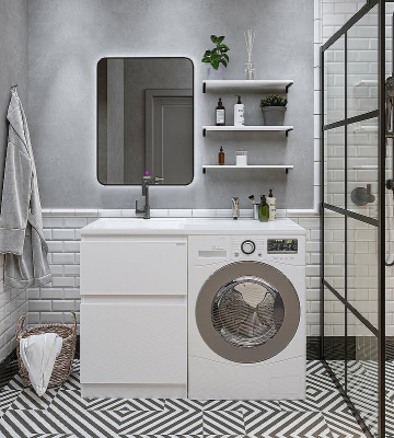 Тумба под раковину Grossman Марсал 120 121203 Белая