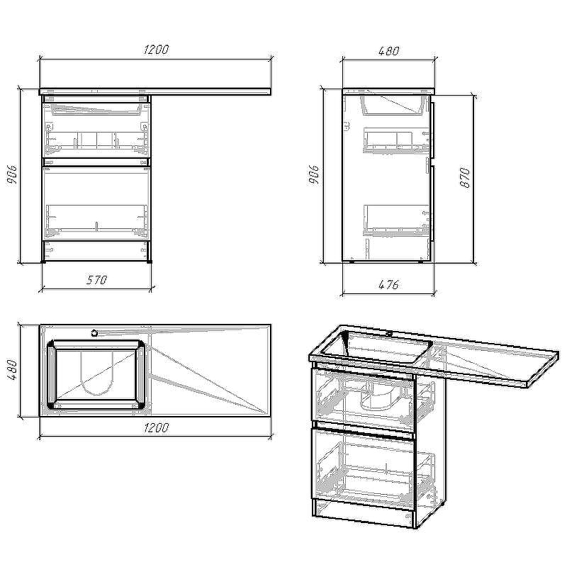 Тумба под раковину Grossman Марсал 120 121203 Белая, купить, цена, заказать, магазин, доставка, скидка, промокод, купить, цена, заказать, магазин, доставка, скидка, промокод