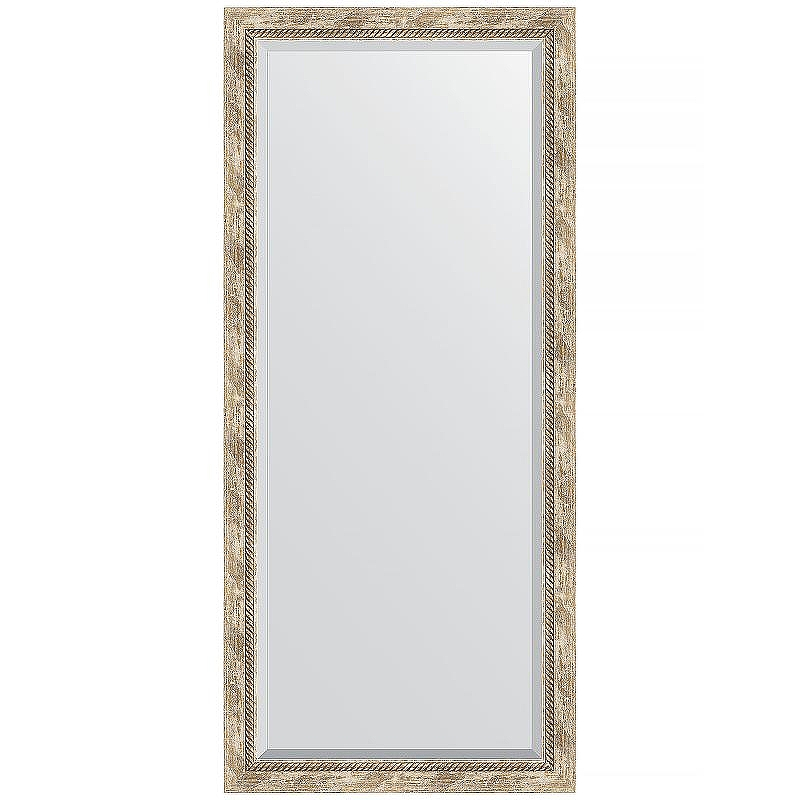 Зеркало Evoform Exclusive 163х73 BY 3589 с фацетом в багетной раме - Прованс с плетением 70, купить, цена, заказать, магазин, доставка, скидка, промокод, купить, цена, заказать, магазин, доставка, скидка, промокод