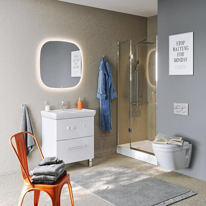 Зеркало Aqwella Aura A 80 AUR0208AH с подсветкой с бесконтактным выключателем, купить, цена, заказать, магазин, доставка, скидка, промокод, купить, цена, заказать, магазин, доставка, скидка, промокод