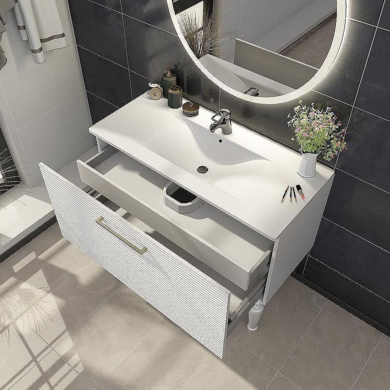 Тумба с раковиной SanVit Эмми 120 kemmy1203d Белая матовая, купить, цена, заказать, магазин, доставка, скидка, промокод, купить, цена, заказать, магазин, доставка, скидка, промокод