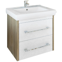 Тумба под раковину Sanflor Ларго 60.2 С0002121 подвесная Белая Швейцарский вяз, купить, цена, заказать, магазин, доставка, скидка, промокод, купить, цена, заказать, магазин, доставка, скидка, промокод