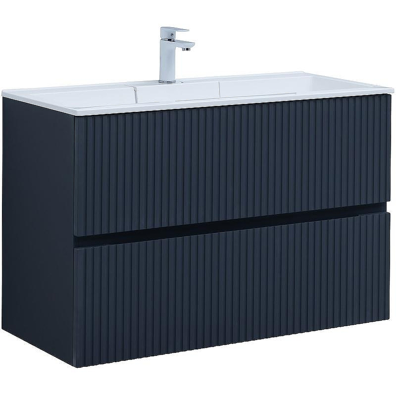 Тумба под раковину Aquanet Джейн 100 313304 подвесная Маренго, купить, цена, заказать, магазин, доставка, скидка, промокод, купить, цена, заказать, магазин, доставка, скидка, промокод