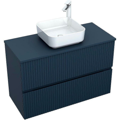 Тумба под раковину Aquanet Джейн 100 313304 подвесная Маренго