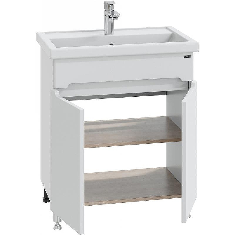 Тумба под раковину СанТа Лондон 70 224016 Белая, купить, цена, заказать, магазин, доставка, скидка, промокод, купить, цена, заказать, магазин, доставка, скидка, промокод