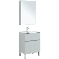 Комплект мебели для ванной Aquanet Алвита New 60 274530 Серый матовый, купить, цена, заказать, магазин, доставка, скидка, промокод, купить, цена, заказать, магазин, доставка, скидка, промокод