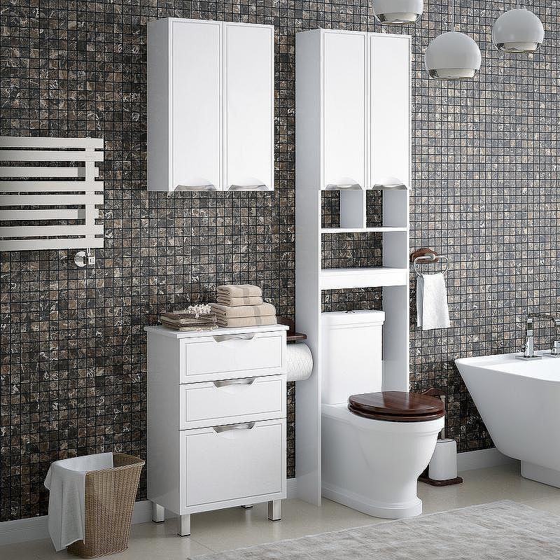 Подвесной шкаф Corozo Монро 55 SD-00000367 Белый, купить, цена, заказать, магазин, доставка, скидка, промокод, купить, цена, заказать, магазин, доставка, скидка, промокод