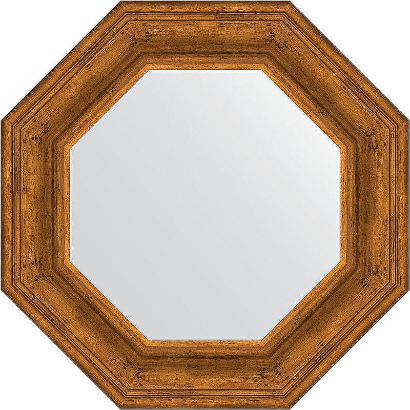 Зеркало Evoform Octagon 59х59 BY 3823 в багетной раме - Травленая бронза 99, купить, цена, заказать, магазин, доставка, скидка, промокод, купить, цена, заказать, магазин, доставка, скидка, промокод