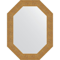 Зеркало Evoform Octagon 66x86 BY 7183 в багетной раме - Чеканка золотая 90, купить, цена, заказать, магазин, доставка, скидка, промокод, купить, цена, заказать, магазин, доставка, скидка, промокод