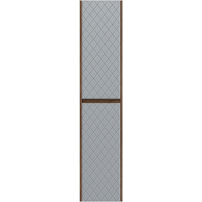 Шкаф пенал Brevita Chester 35 CHE-05035-4950По подвесной Серый матовый Дуб Чарльстон темно-коричневый