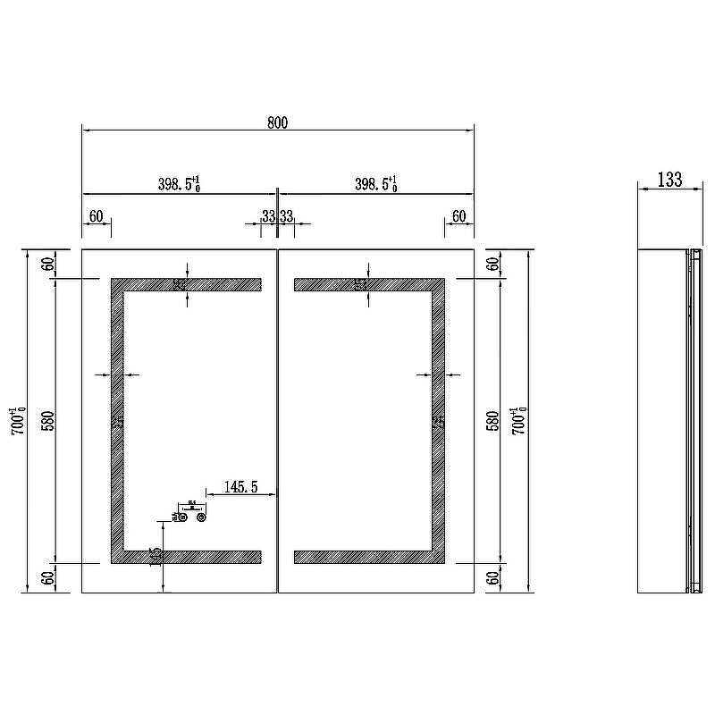 Зеркальный шкаф Aquatek 80 AQ7804-MLC с подсветкой Хром, купить, цена, заказать, магазин, доставка, скидка, промокод, купить, цена, заказать, магазин, доставка, скидка, промокод