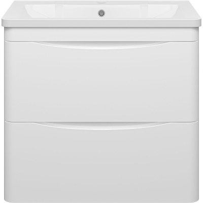 Тумба с раковиной Misty Атлантик 70 УТ000011691 подвесная Белая