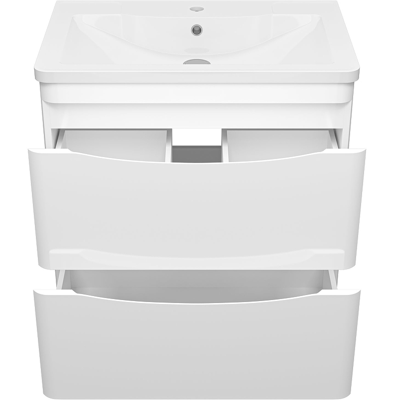 Тумба с раковиной Misty Атлантик 70 УТ000011691 подвесная Белая, купить, цена, заказать, магазин, доставка, скидка, промокод, купить, цена, заказать, магазин, доставка, скидка, промокод