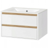 Тумба под раковину Excellent Tuto 80 MLEX.0103.800.WHBL подвесная Белый Дуб, купить, цена, заказать, магазин, доставка, скидка, промокод, купить, цена, заказать, магазин, доставка, скидка, промокод